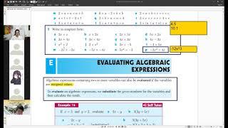 Toán tiếng Anh online Mathlish lớp 7 - buổi học ngày 07/09/2021