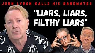 John Lydon calling bandmates "Filthy Liars" on GMB  7/9/21