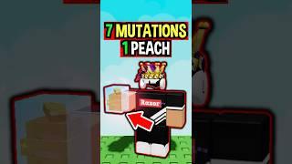 7 MUTATIONS On 1 PEACH in Roblox Grow a Garden..