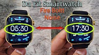 DaFit Smartwatch: How To Change Time Format? 12 (Am Pm) ↔️ 24 hours Da Fit Fire Boltt, Noise etc