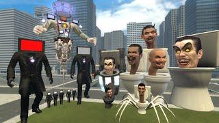 NEW ULTIMATE MECHA TV MAN BOSS VS ALL SKIBIDI TOILET BOSSES In Garry's Mod!