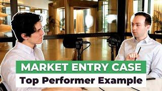 Consulting Case Interview: A Market Entry Case Study with BCG Consultants