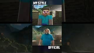 Minecraft Movie Trailer VS My Animated version - I Am Steve