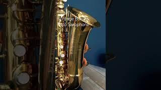 Don’t be fooled - this Bundy #altosaxophone will play like a post-war Conn 6M when it’s ready. 