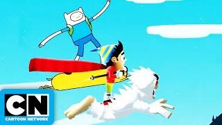 LET'S PLAY: Ski Safari | Adventure Time | Cartoon Network