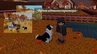 | • будни администратора + тренировка с моей лошадью • кск в майнкрафт/ minecraft |