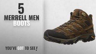 Top 10 Merrell Men Boots [ Winter 2018 ]: Merrell Men's Moab 2 Mid Waterproof Hiking Boot, Earth,