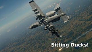 DCS World A10C - Sitting Ducks! (mavericks/cluster bombs) 60fps HD