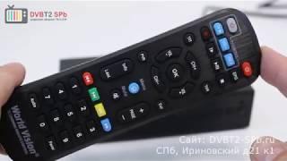 World Vision T62A - подробный обзор ресивера DVB-T2/C