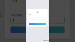 Form login simple tailwind - one #html #css #tailwindcs