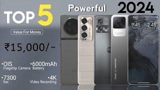 Top 5 Mobile Phones Under 15000 in September 2024 - 5G | D7300 Soc, 4K | Best Mobile Under 15000