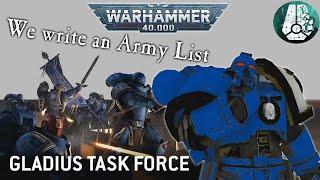 Gladius List Building Stream! Warhammer 40.000 - ULTRAMARINES - December Pariah Nexus