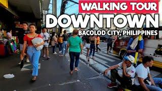 Walking Around Downtown Bacolod City | PHILIPPINES  | #virtualtour #walkingtour