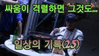 일상의 기록 25  싸움이 격렬하면 그것도