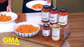 Mario Carbone cooks his signature spicy rigatoni vodka