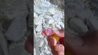 Rainbow Beach's Crystal Secrets, but beneath the sand lies a secret world of crystals.