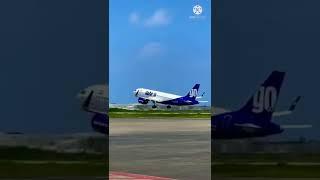 Go Air ️️ Smart Fly Go // Takeoff From Maldives Airport️ // #shorts