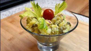 Leichte leckere Kartoffelsalat  / Лёгкий и вкусный картофельный салат