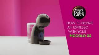 Prepare an Espresso with your NESCAFÉ® Dolce Gusto® Piccolo XS coffee machine by Krups®