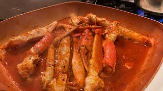 SNOW CRAB PASTA RECIPE  || LIVE FROM MRS. G ADVENTURES CUCINA #snowcrabs #seafood #food