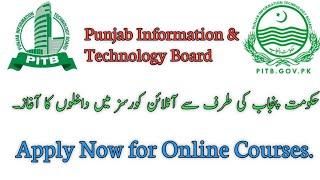 Apply online for Courses in PITB | e Rozgaar Online Training Program 2020