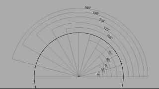 Быстро задать угол в Autocad  Fast create angle in AutoCad wmv