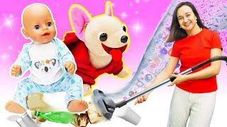 Come si usa l'aspirapolvere giocattolo? Video per bambini e cartoni animati in italiano
