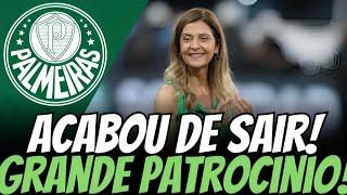 OLHA ISSO! PATROCINIO GRANDE VINDO! NOTICIAS DO PALMEIRAS