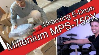 Millenium (Thomann) MPS-750X E-Drum Mesh Set - Unboxing, Aufbau und erster Eindruck