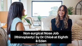 Non-surgical Nose Job (Rhinoplasty) by Dr Chloë at Eighth & Eden (@drchloe_eighthandeden) 