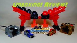 BeyWarriors BeyRaiderz "Firegate Battle Set" Unboxing, Review, Game Demo