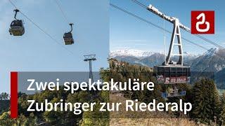 Seilbahn Mörel - Riederalp | Habegger-Pendelbahn vs. Garaventa-Umlaufbahn | Zubringer Aletschregion