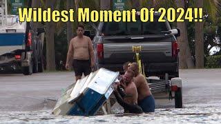 Wildest Boat Ramp Moment Of 2024!! | 79th St | Broncos Guru | Wavy Boats