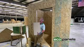 SIPs or Structural Insulated Panels by Eco-Panels of Tennessee introduced by Carl Renegar