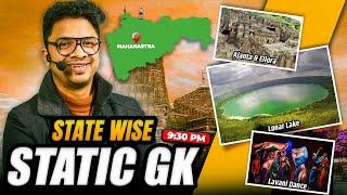 State Wise Static GK | Know Your State Maharashtra GK (जानिए महाराष्ट्र को) | Static GK By Aman Sir