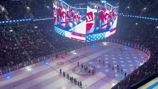 Amid Trump tariffs, fans in Canada boo U.S. national anthem before Red Wings vs. Canucks game