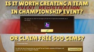 Claim free Gems or waste 1k gems?  Lords mobile - World Championship Event