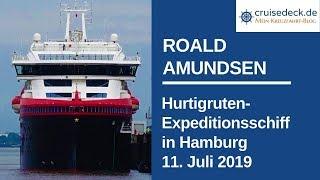 Expeditions-Kreuzfahrtschiff ROALD AMUNDSEN - Erst-Anlauf Hamburg [#243]