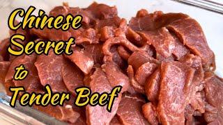 How to Tenderize Beef in 5 Minutes? Chinese Secrets to Tenderize (Velveting) Beef.