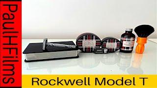 Rockwell Model T Adjustable DE Razor | The Sudsy Soapery Bayberry Shaving Soap