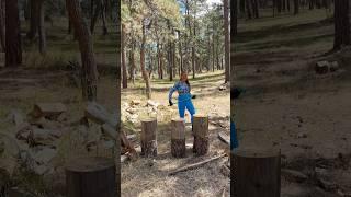 ️YOU KNOW WHAT TIME IT IS ️ #woodchopping #woodsplitting #aspentrees #axe #outdoors #woodgirl