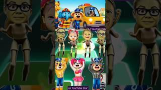 SHERIFF LABRADOR EXE vs DOBIE EXE vs SHERIFF PAPILLON EXE x Coffin Dance |Tiles Hop #shorts