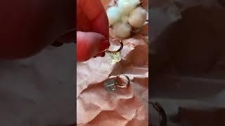 Серьги конго с подвесками #серьгиконго