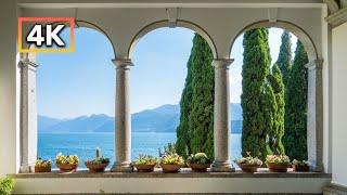 They don't build it anymore! Amazing Villa Monastero on Lake Como. Walking Tour ASMR 4k Ultra HD