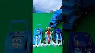 The King Dinoco Or Francesco Or Doc Hudson? Mcqueen Truck Container #toys #cars #mcqueen #truck
