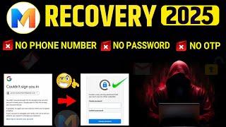 How to Recover Google Account without Phone Number and Recovery Email || Gmail Account Recovery