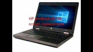 Laptop screen replacement / How to replace laptop screen of a HP proBook 6570b