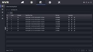 Hikvision NVR GUI 4.30 Export Footage to USB