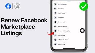 How to Renew Facebook Marketplace Listings 2024 (EASY GUIDE)