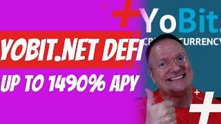 Get up to 1490% APY using DeFi farming  by YoBit.net exchange